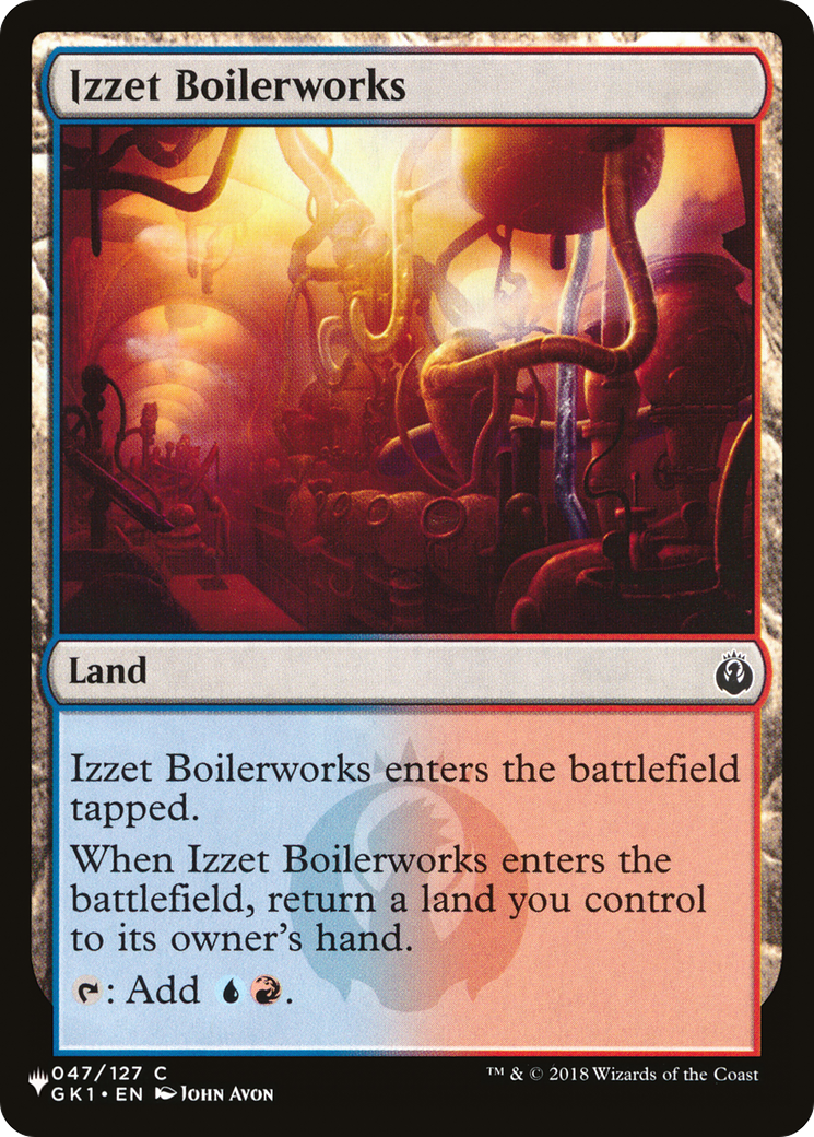 Izzet Boilerworks (GK1) [The List] | Gamer Loot