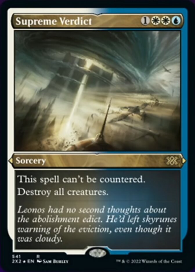 Supreme Verdict (Foil Etched) [Double Masters 2022] | Gamer Loot