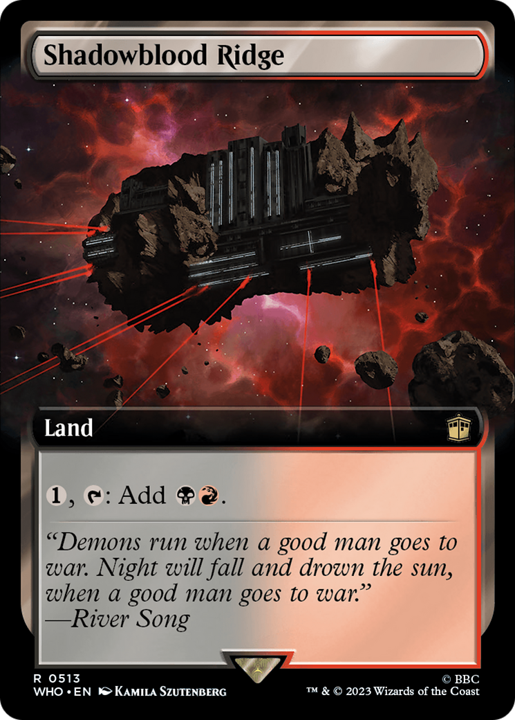 Shadowblood Ridge (Extended Art) [Doctor Who] | Gamer Loot