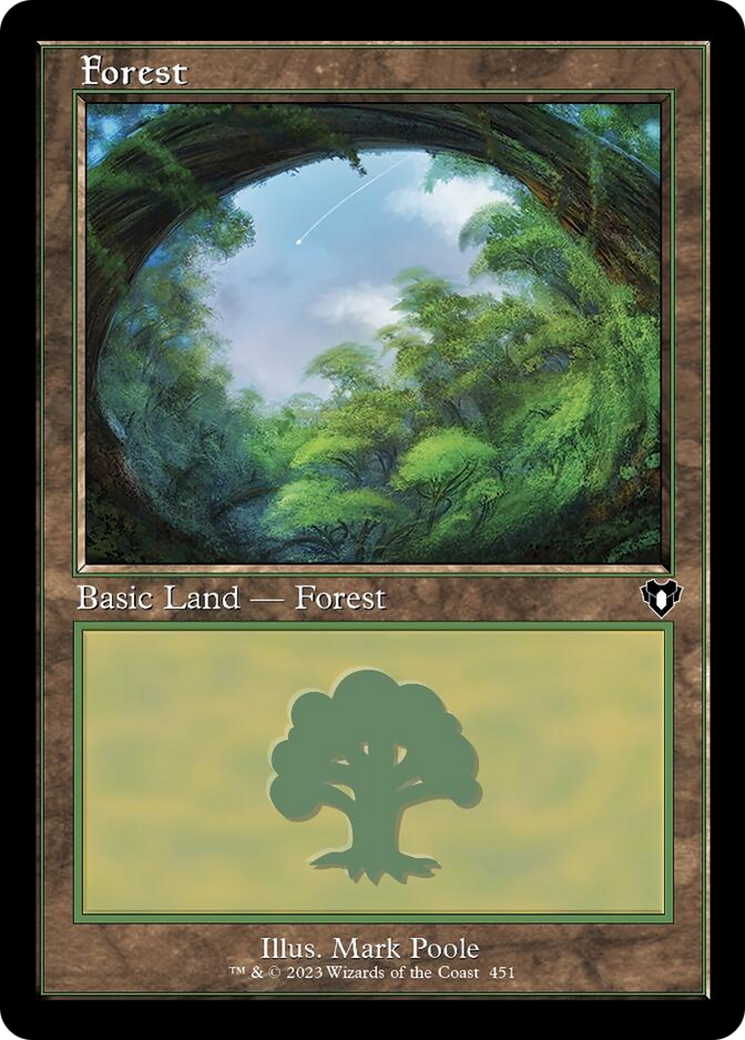 Forest (451) (Retro) [Commander Masters] | Gamer Loot