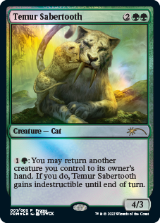 Temur Sabertooth [Year of the Tiger 2022] | Gamer Loot