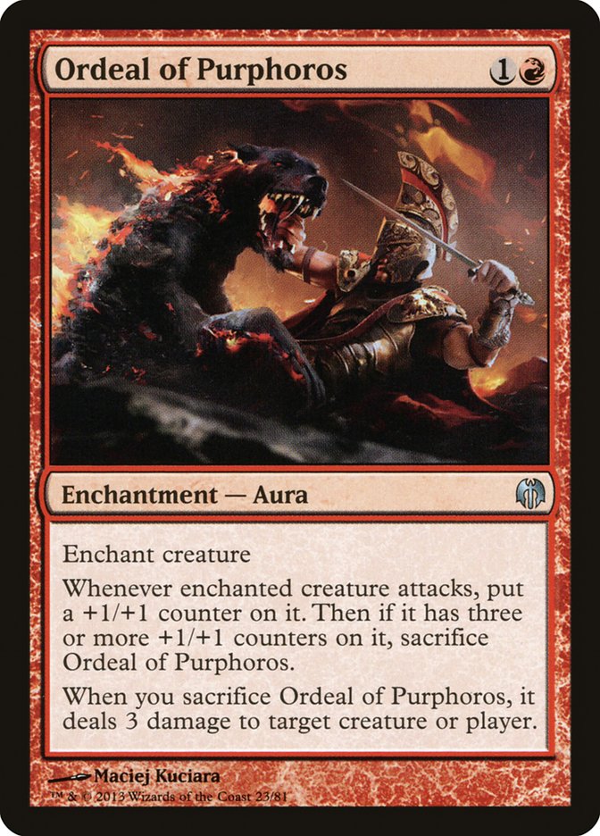 Ordeal of Purphoros [Duel Decks: Heroes vs. Monsters] | Gamer Loot