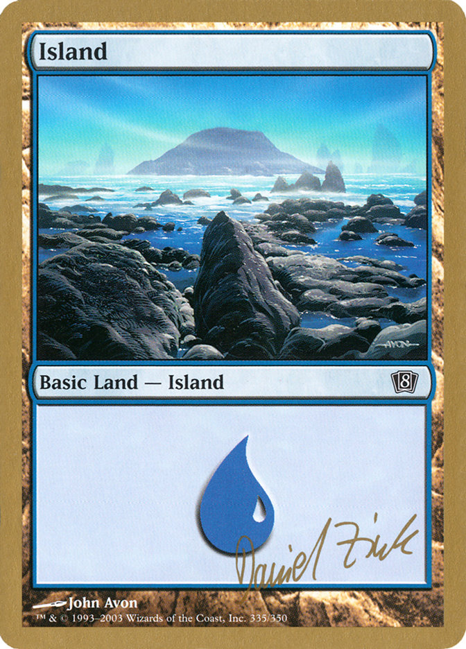 Island (dz335) (Daniel Zink) [World Championship Decks 2003] | Gamer Loot