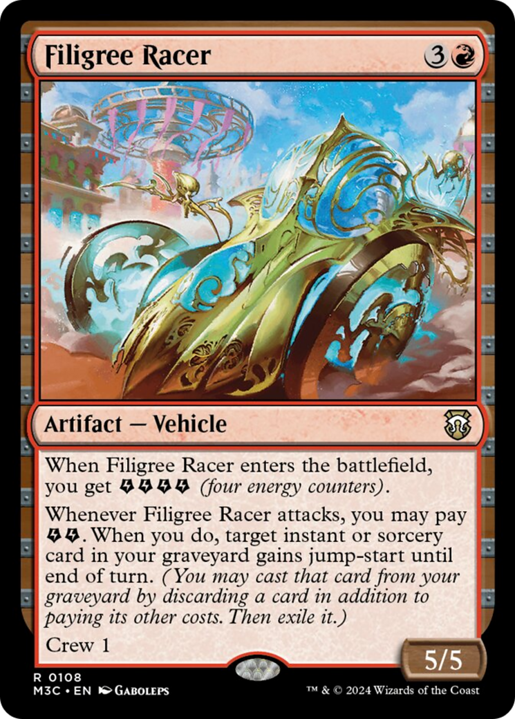 Filigree Racer [Modern Horizons 3 Commander] | Gamer Loot