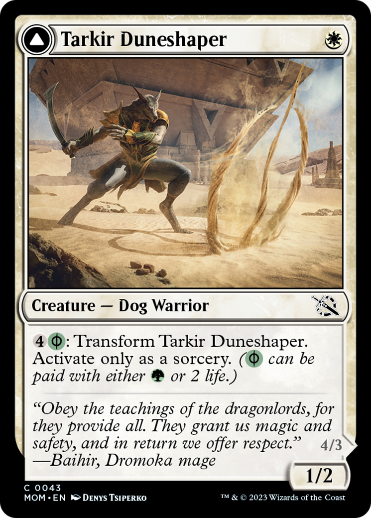 Tarkir Duneshaper // Burnished Dunestomper [March of the Machine] | Gamer Loot