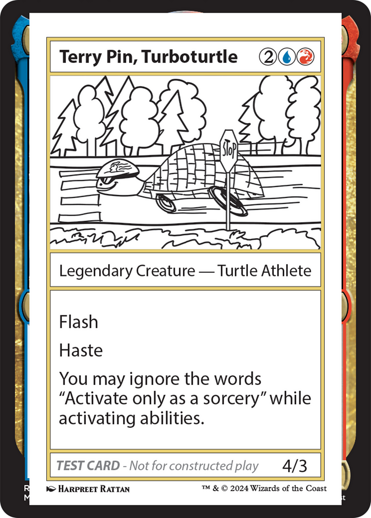 Terry Pin, Turboturtle [Mystery Booster 2 Playtest Cards] | Gamer Loot