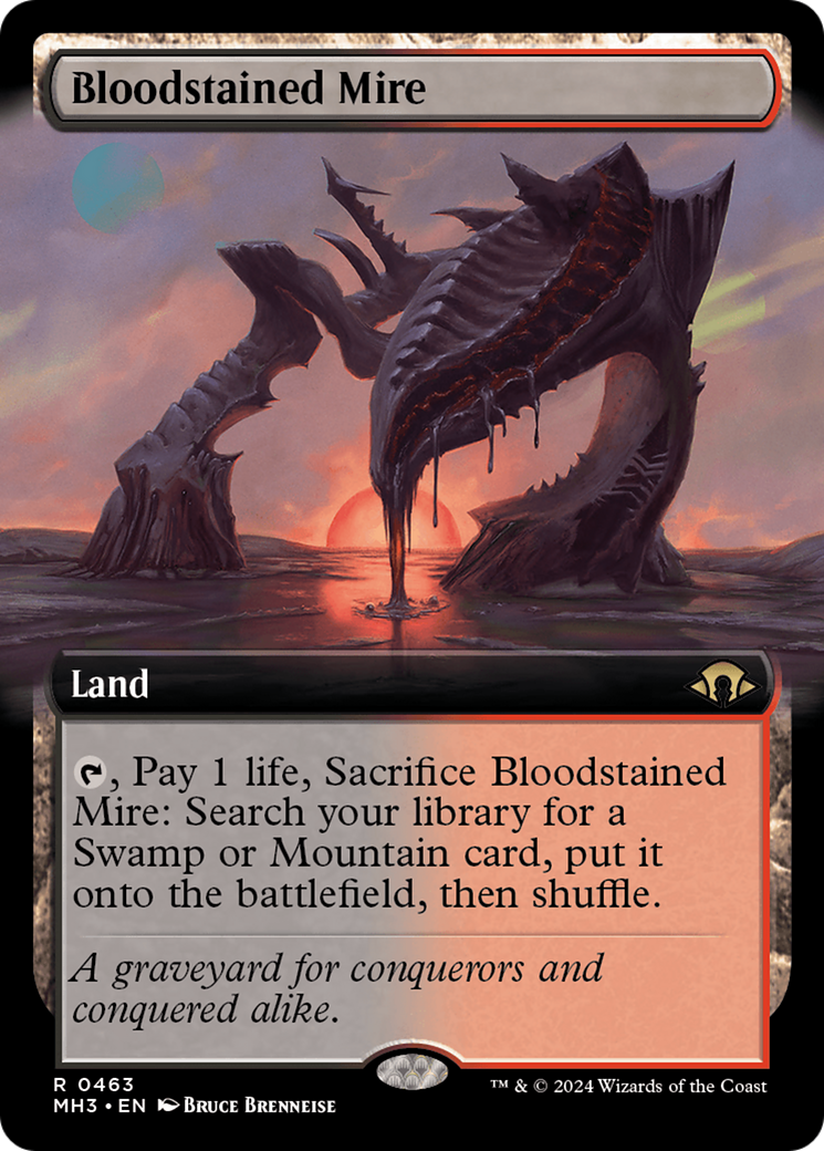 Bloodstained Mire (Extended Art) [Modern Horizons 3] | Gamer Loot