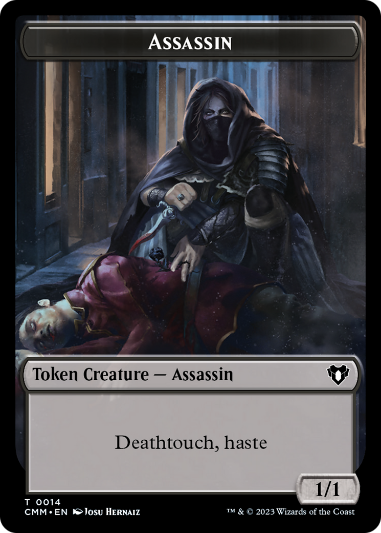 Assassin Token [Commander Masters Tokens] | Gamer Loot