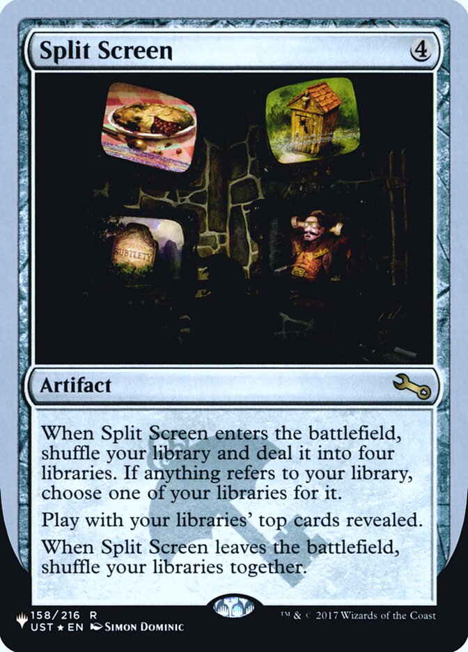 Split Screen (Unfinity Foil Edition) [The List] | Gamer Loot
