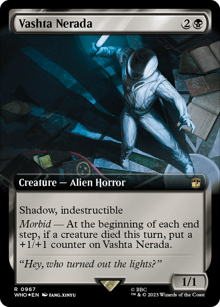 Vashta Nerada (Extended Art) (Surge Foil) [Doctor Who] | Gamer Loot