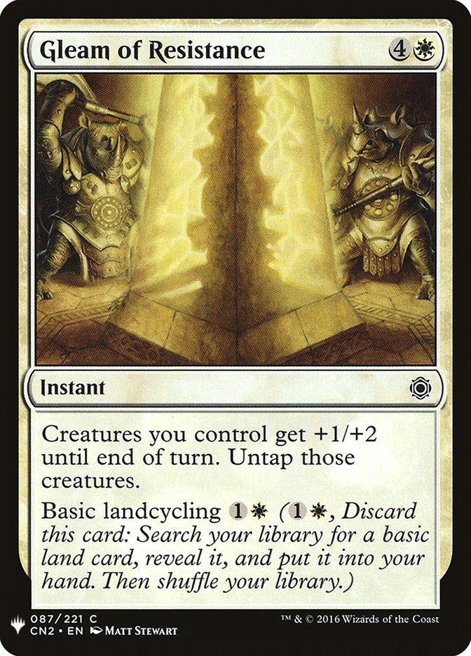 Gleam of Resistance [Mystery Booster] | Gamer Loot