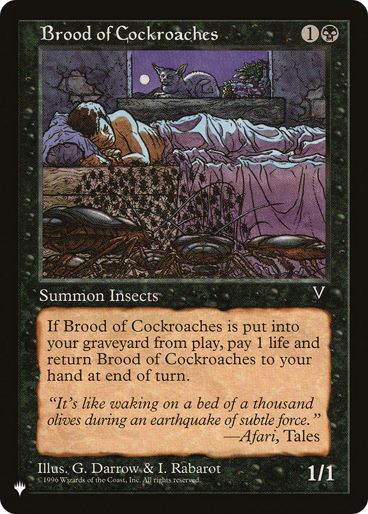 Brood of Cockroaches [The List Reprints] | Gamer Loot