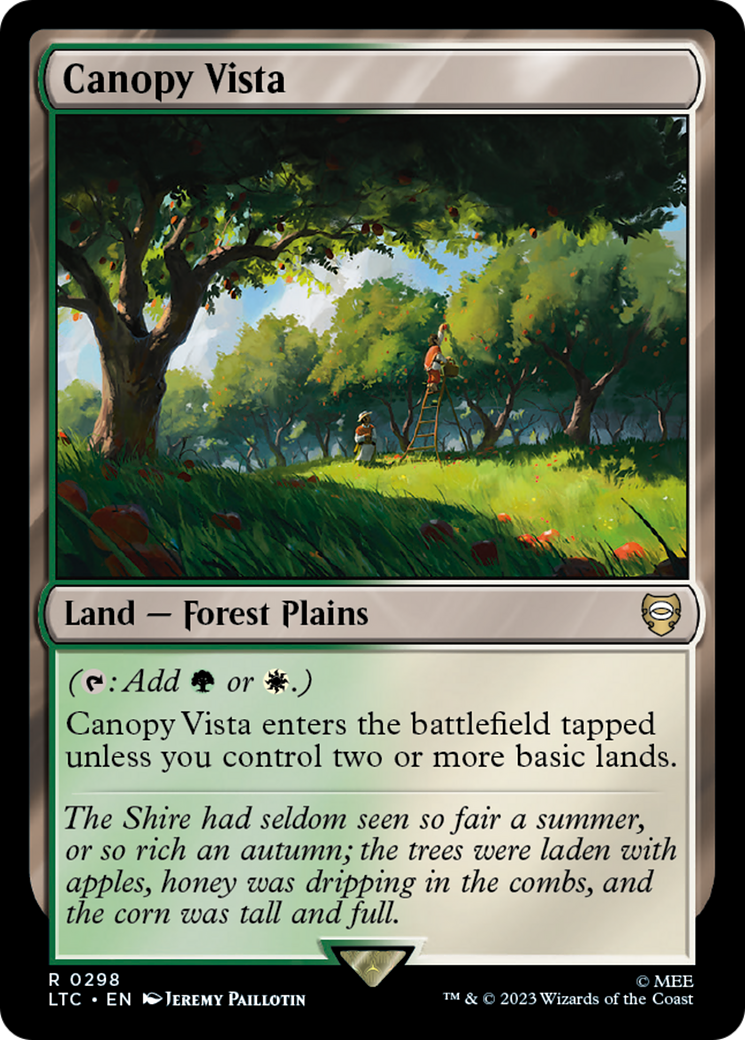 Canopy Vista [The Lord of the Rings: Tales of Middle-Earth Commander] | Gamer Loot