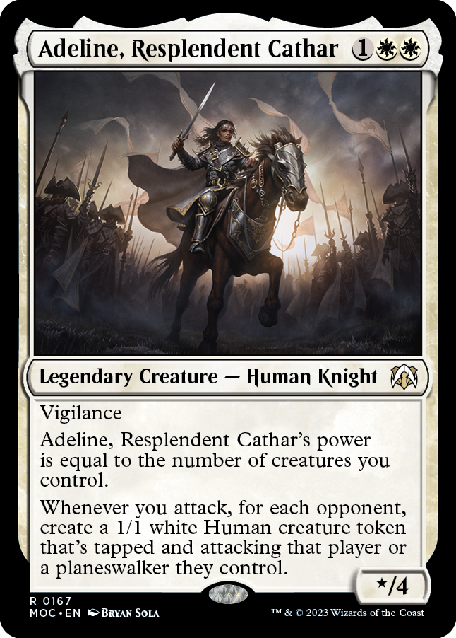 Adeline, Resplendent Cathar [March of the Machine Commander] | Gamer Loot