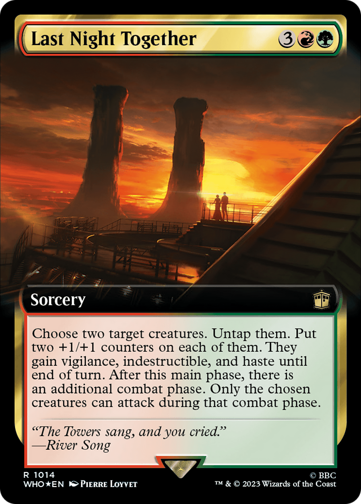 Last Night Together (Extended Art) (Surge Foil) [Doctor Who] | Gamer Loot