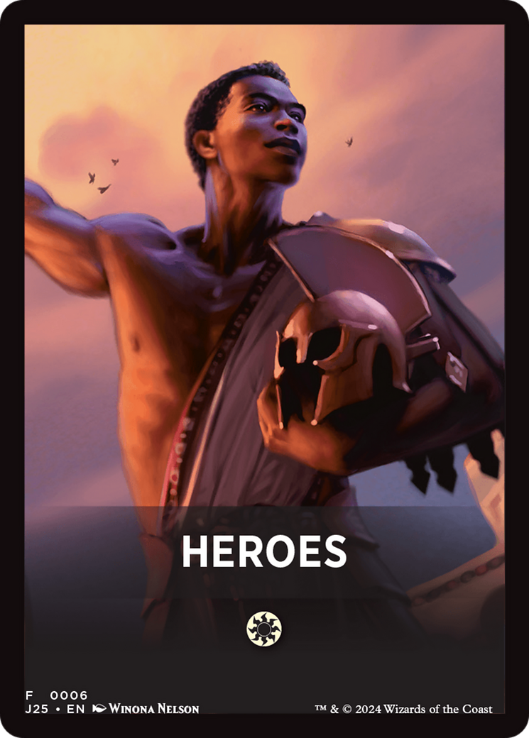 Heroes Theme Card [Foundations Jumpstart Front Cards] | Gamer Loot