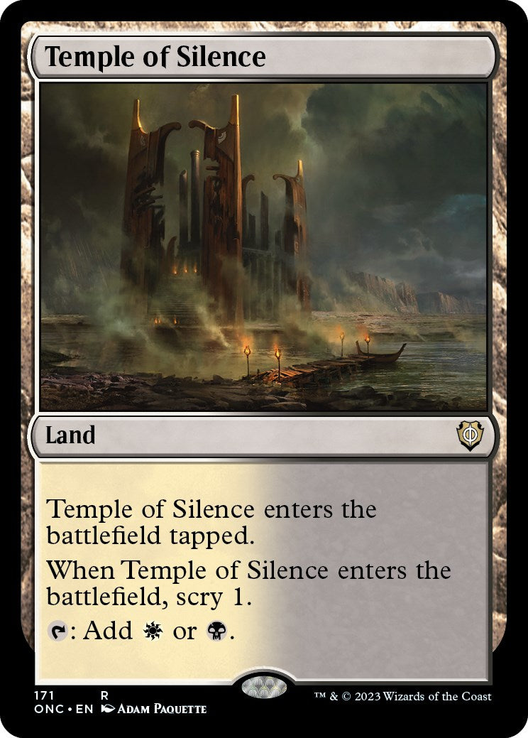 Temple of Silence [Phyrexia: All Will Be One Commander] | Gamer Loot