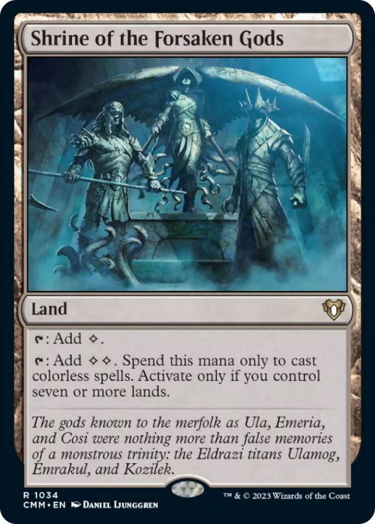 Shrine of the Forsaken Gods [Commander Masters] | Gamer Loot
