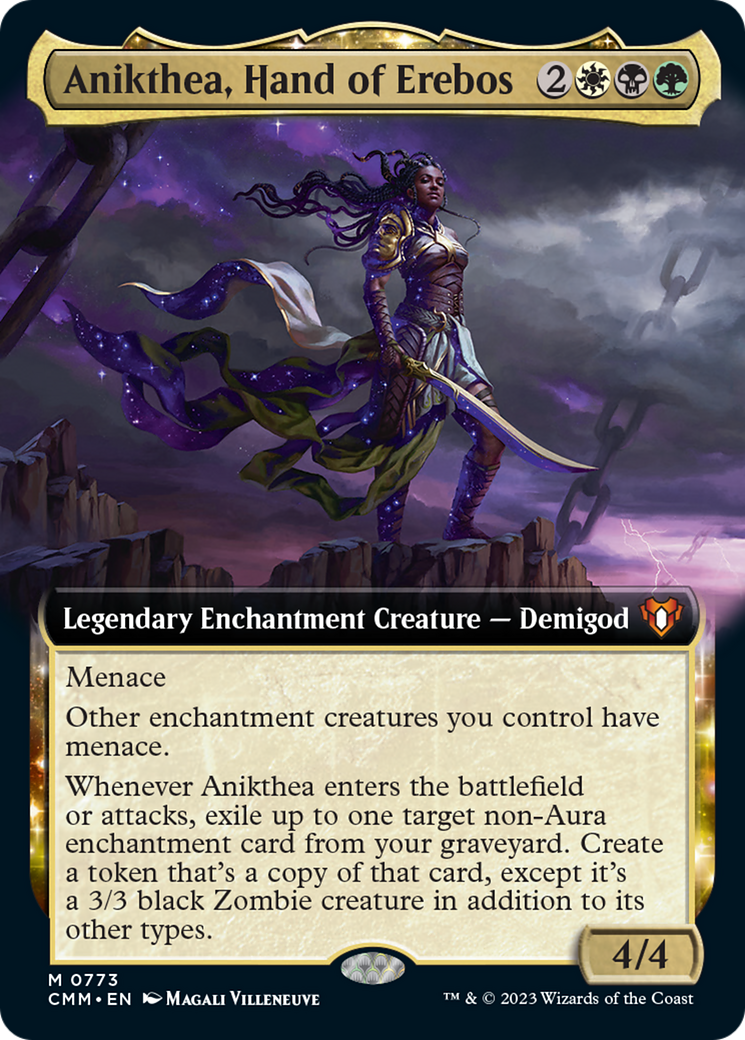 Anikthea, Hand of Erebos (Extended Art) [Commander Masters] | Gamer Loot