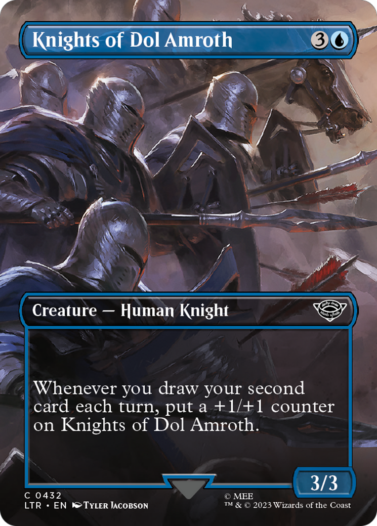 Knights of Dol Amroth (Borderless Alternate Art) [The Lord of the Rings: Tales of Middle-Earth] | Gamer Loot