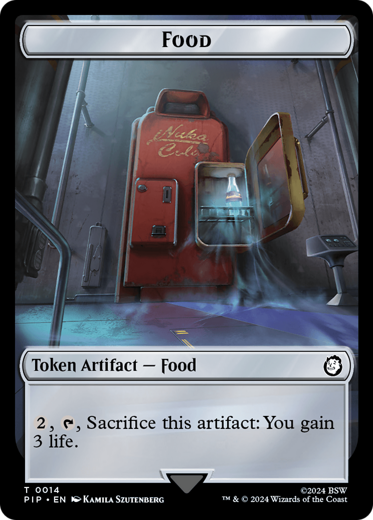 Robot // Food (0014) Double-Sided Token [Fallout Tokens] | Gamer Loot