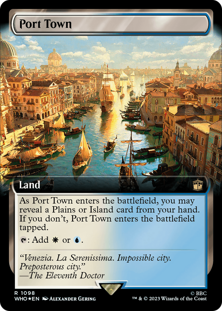 Port Town (Extended Art) (Surge Foil) [Doctor Who] | Gamer Loot