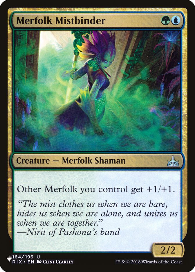 Merfolk Mistbinder [The List] | Gamer Loot