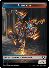 Spirit (0010) // Elemental (0037) Double-Sided Token [Commander Masters Tokens] | Gamer Loot