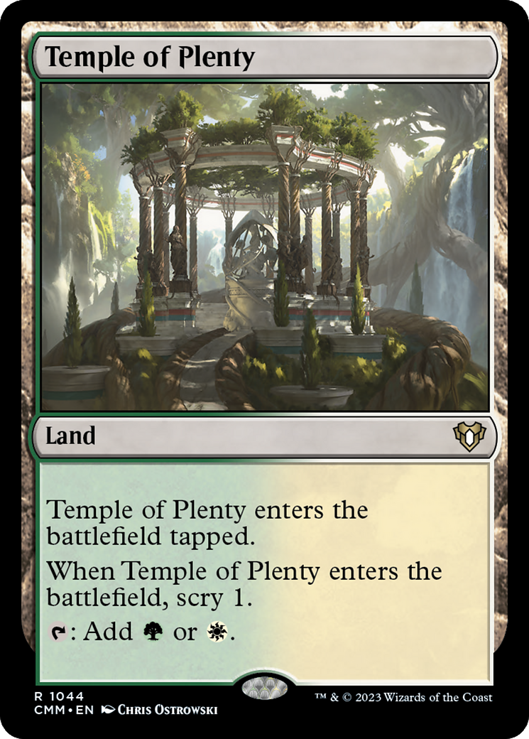 Temple of Plenty [Commander Masters] | Gamer Loot