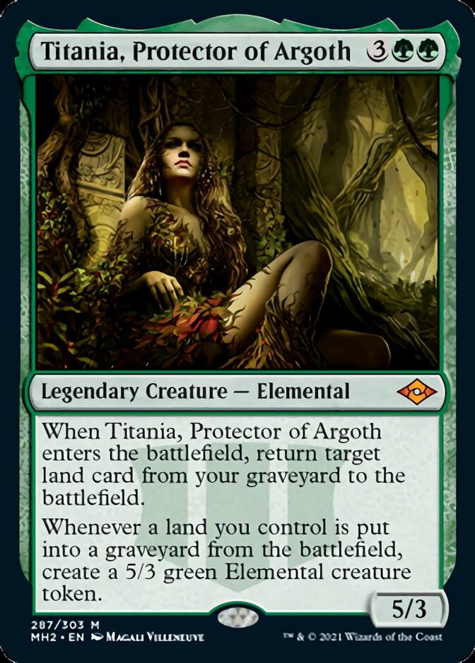 Titania, Protector of Argoth (Foil Etched) [Modern Horizons 2] | Gamer Loot