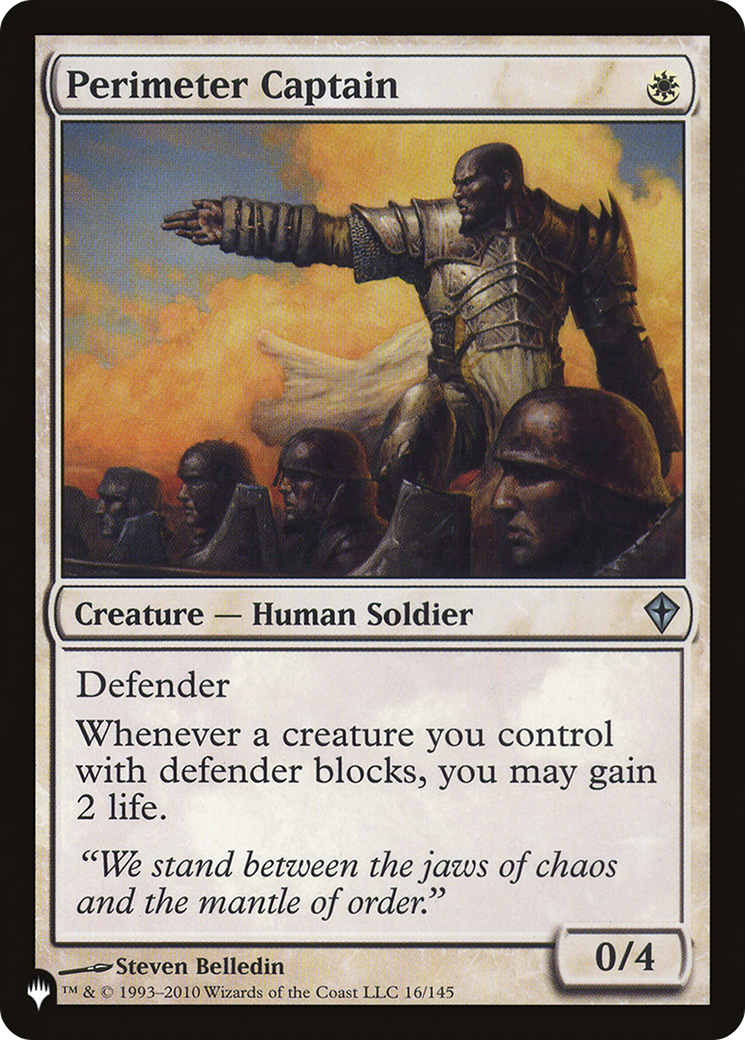 Perimeter Captain [The List] | Gamer Loot