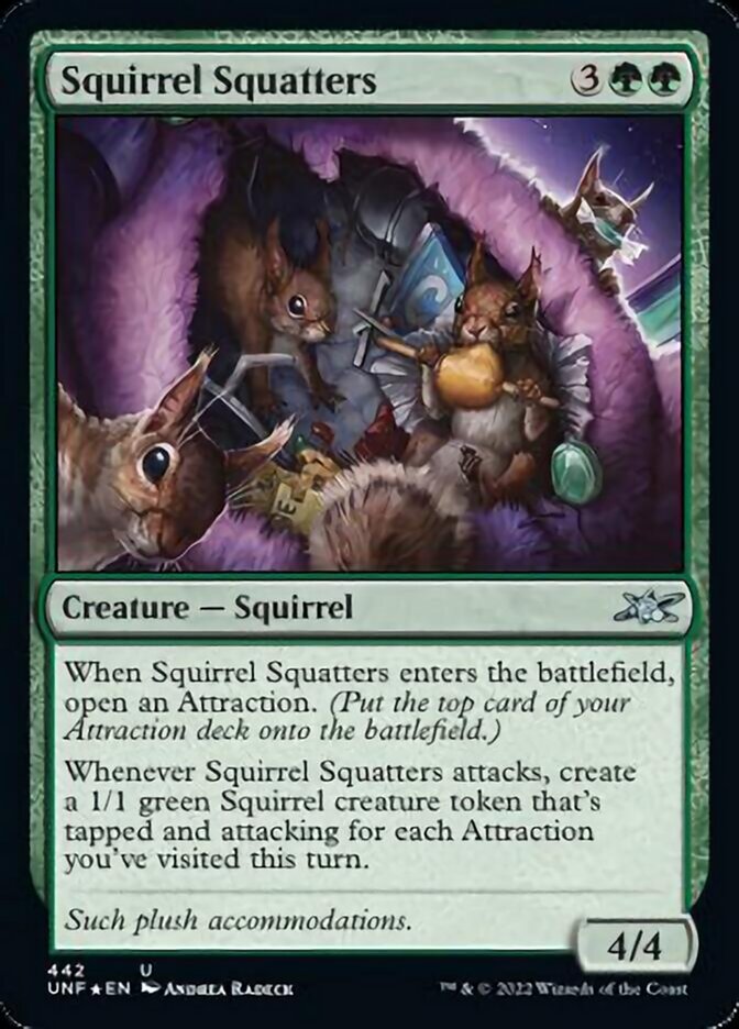 Squirrel Squatters (Galaxy Foil) [Unfinity] | Gamer Loot