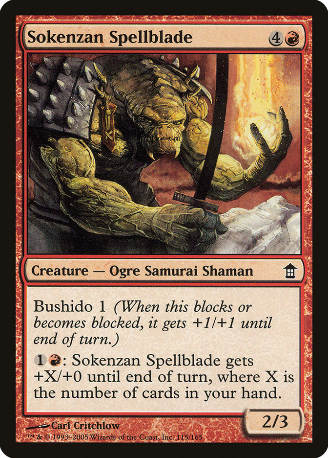 Sokenzan Spellblade [Saviors of Kamigawa] | Gamer Loot