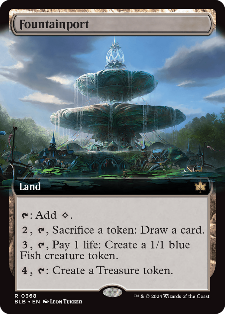 Fountainport (Extended Art) [Bloomburrow] | Gamer Loot