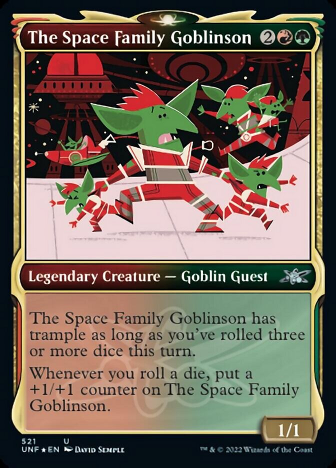 The Space Family Goblinson (Showcase) (Galaxy Foil) [Unfinity] | Gamer Loot