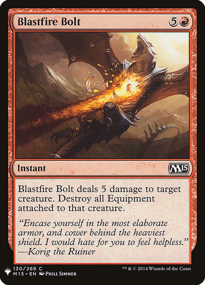 Blastfire Bolt [Mystery Booster] | Gamer Loot