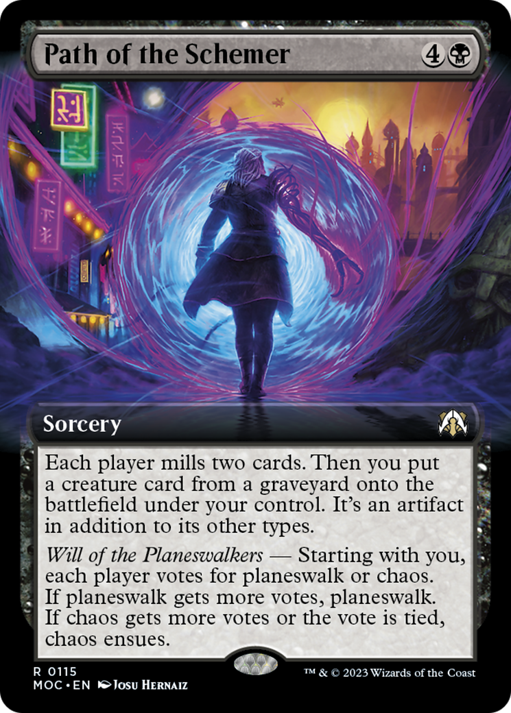 Path of the Schemer (Extended Art) [March of the Machine Commander] | Gamer Loot