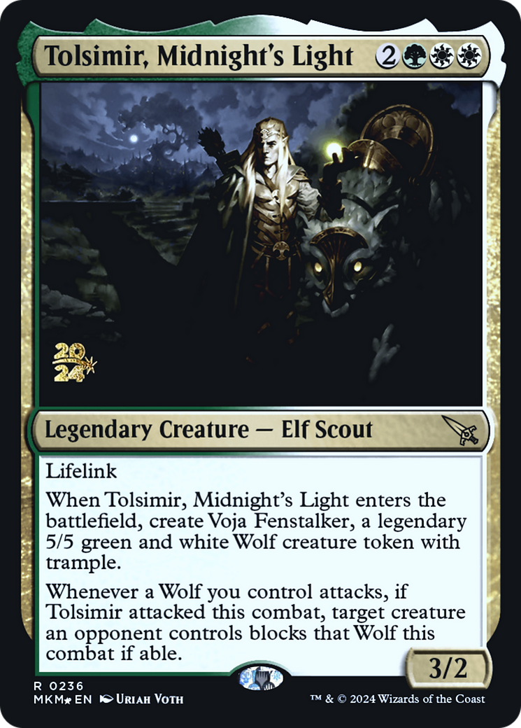 Tolsimir, Midnight's Light [Murders at Karlov Manor Prerelease Promos] | Gamer Loot