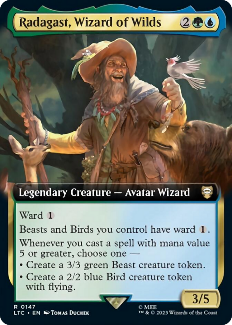 Radagast, Wizard of Wilds (Extended Art) [The Lord of the Rings: Tales of Middle-Earth Commander] | Gamer Loot