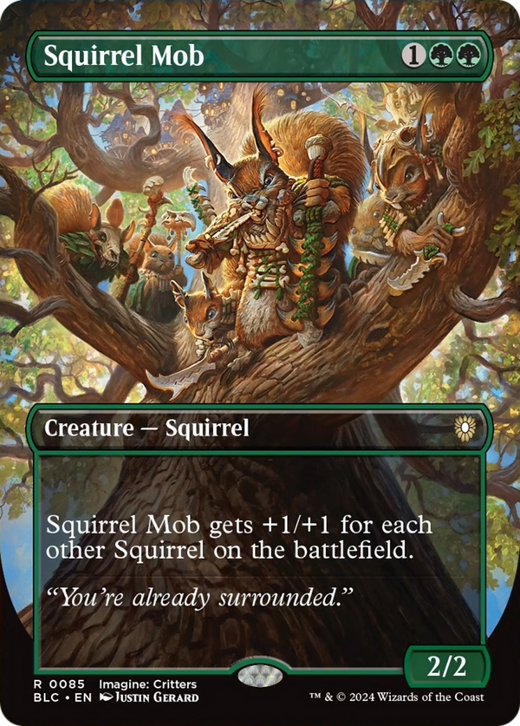 Squirrel Mob (Borderless) [Bloomburrow Commander] | Gamer Loot