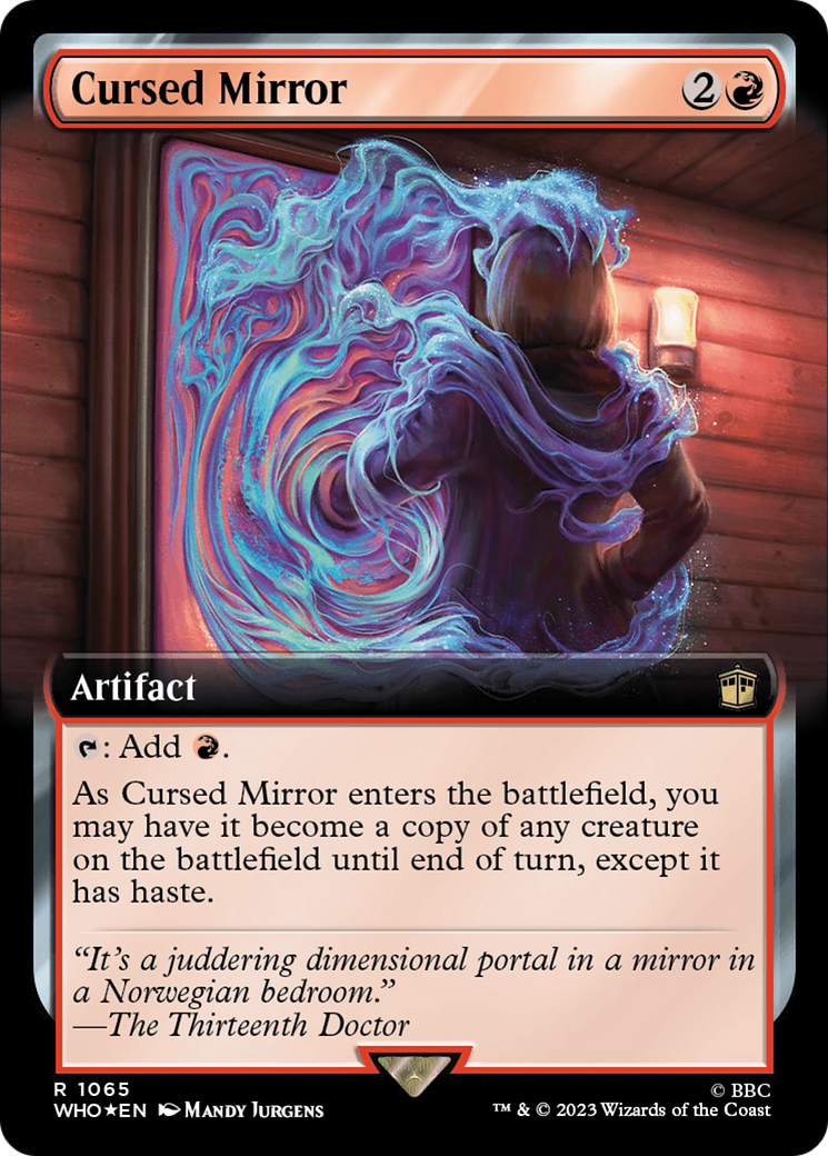 Cursed Mirror (Extended Art) (Surge Foil) [Doctor Who] | Gamer Loot
