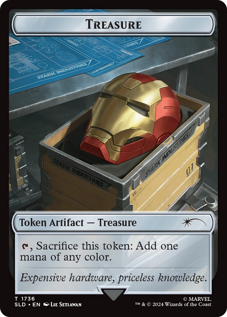 Treasure Token (1736) (Rainbow Foil) [Secret Lair Drop Series] | Gamer Loot