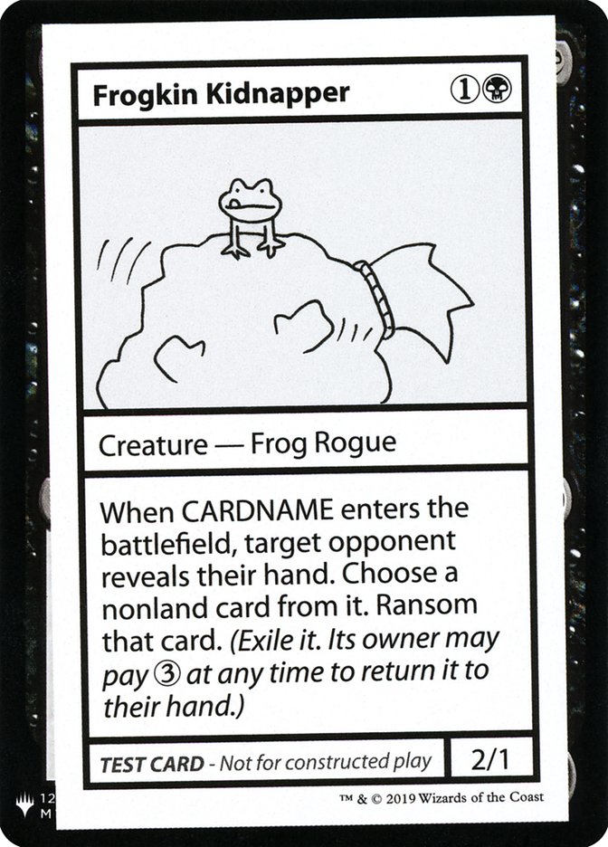 Frogkin Kidnapper [Mystery Booster Playtest Cards] | Gamer Loot