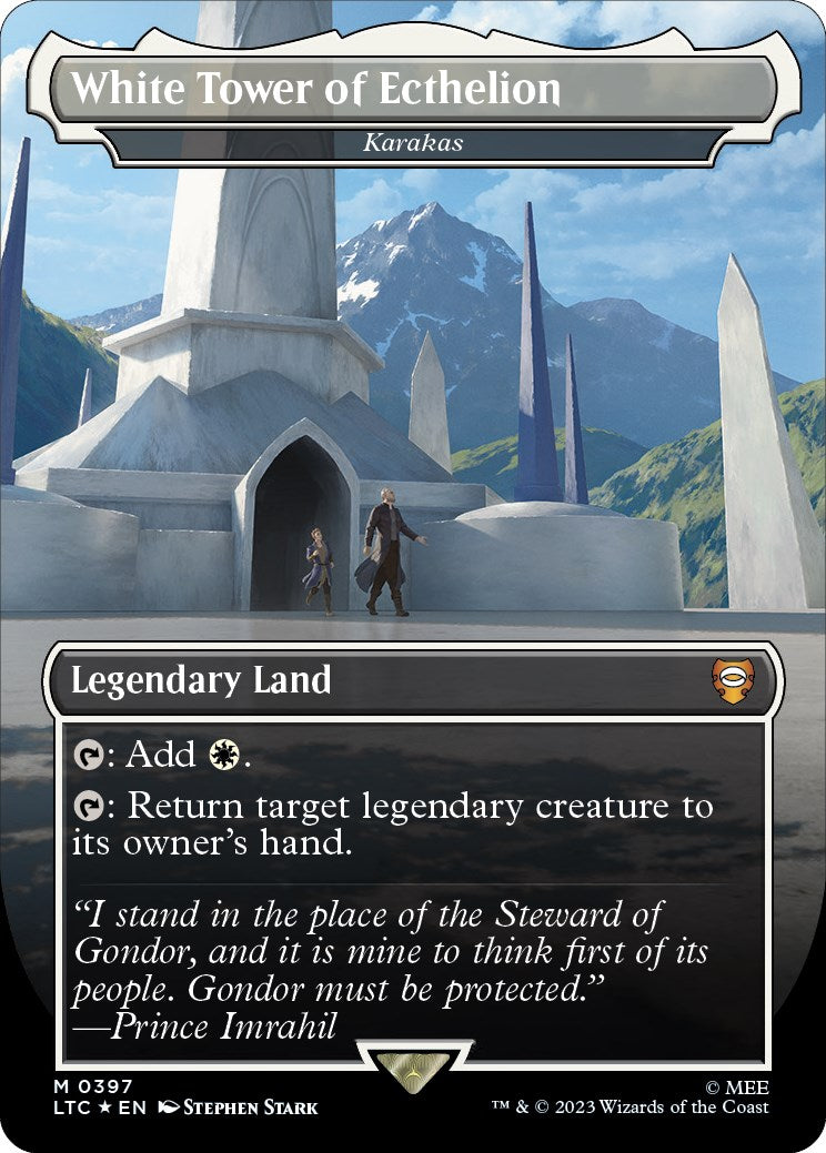 White Tower of Ecthelion - Karakas (Surge Foil Realms and Relics) [The Lord of the Rings: Tales of Middle-Earth Commander] | Gamer Loot