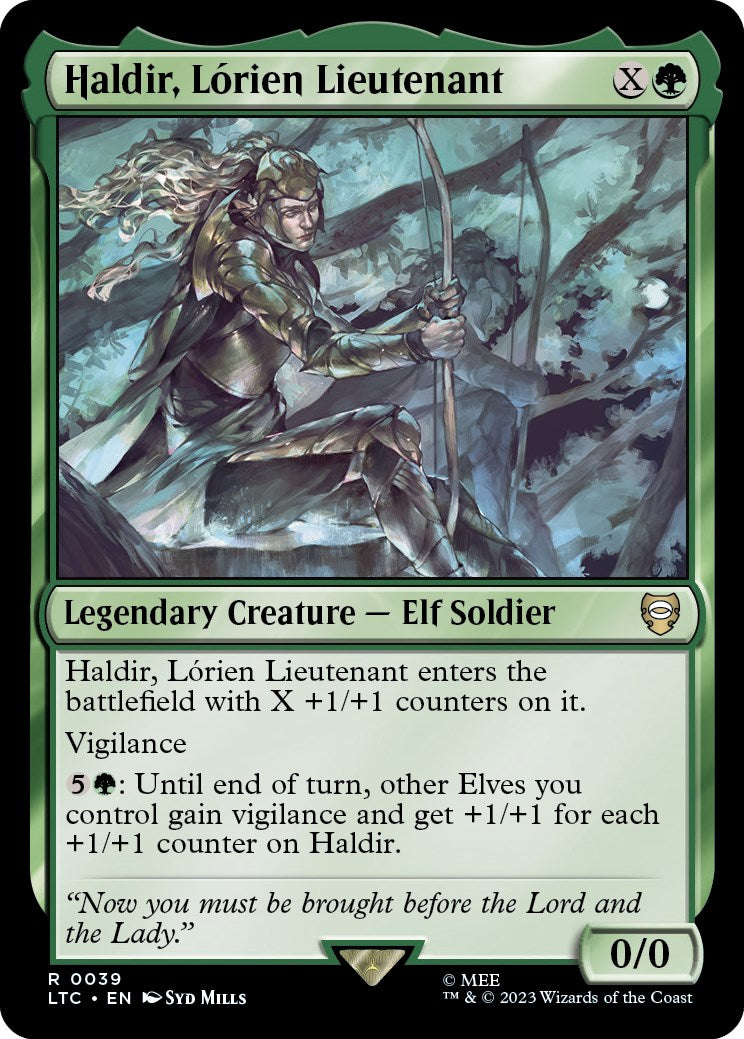 Haldir, Lorien Lieutenant [The Lord of the Rings: Tales of Middle-Earth Commander] | Gamer Loot
