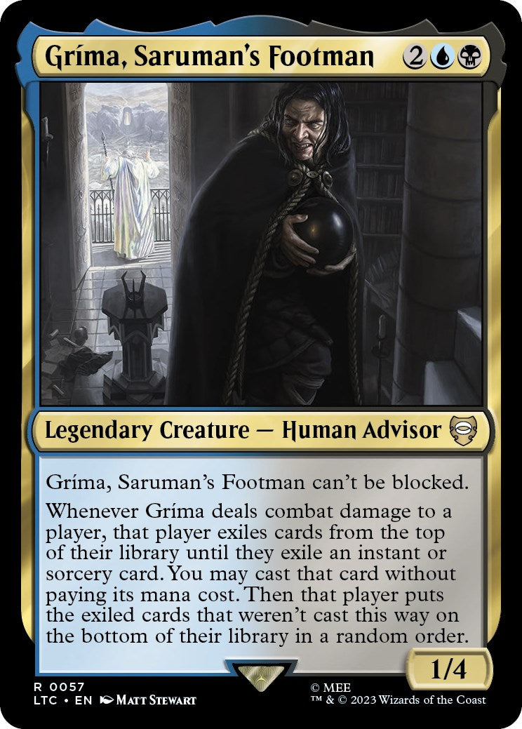 Grima, Saruman's Footman [The Lord of the Rings: Tales of Middle-Earth Commander] | Gamer Loot