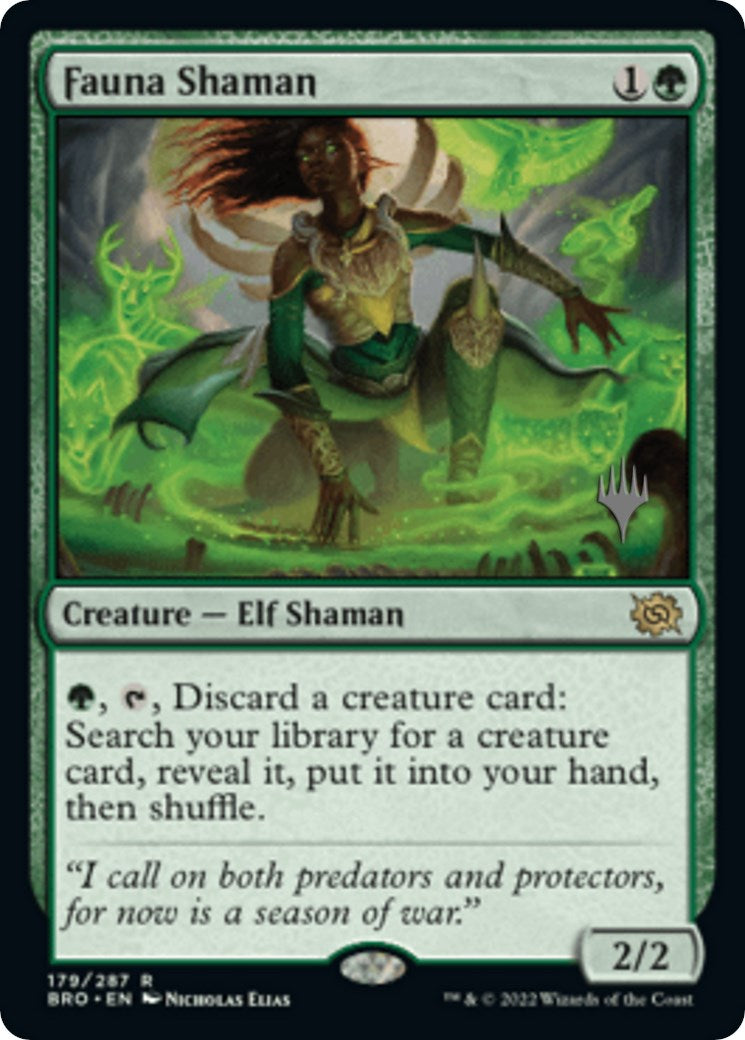 Fauna Shaman (Promo Pack) [The Brothers' War Promos] | Gamer Loot