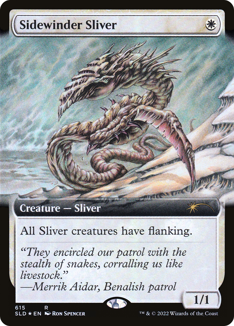 Sidewinder Sliver (Extended Art) [Secret Lair Drop Promos] | Gamer Loot