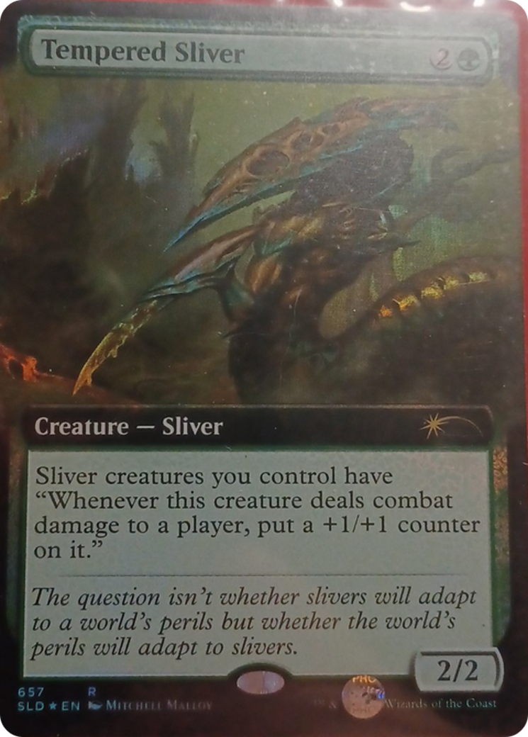 Tempered Sliver (Extended Art) [Secret Lair Drop Promos] | Gamer Loot