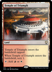 Temple of Triumph [Phyrexia: All Will Be One Commander] | Gamer Loot